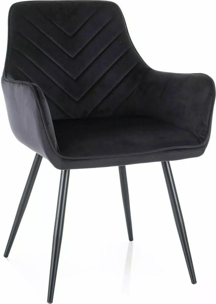 Scaun de dining tapiTat FIGO, negru
