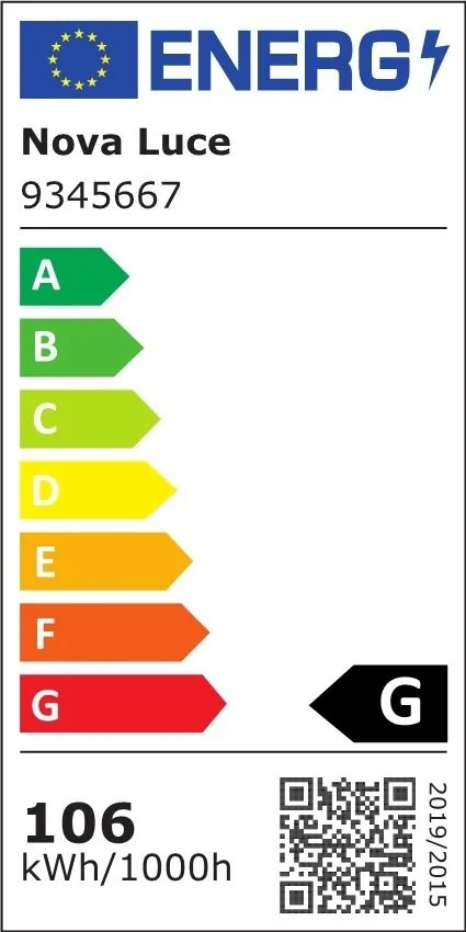 Lustra LED design circular cu iluminat sus si jos ELOWEN alb, diametru 98cm