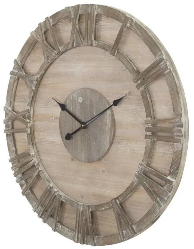 Ceas decorativ din lemn, ø 80 cm, Wody Mauro Ferreti