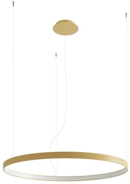 Lustră LED pe cablu RIO LED/50W/230V CRI90 3000K d. 78 cm auriu Thoro TH.174