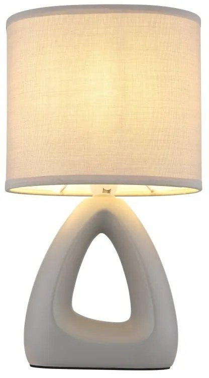 Lampa de masa ceramica gri TRIANGLE