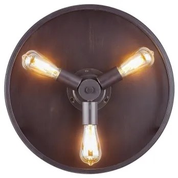 Ventilator LED de tavan FANAWAY 212927 CLASSIC 3xE27/4W/230V negru + telecomandă