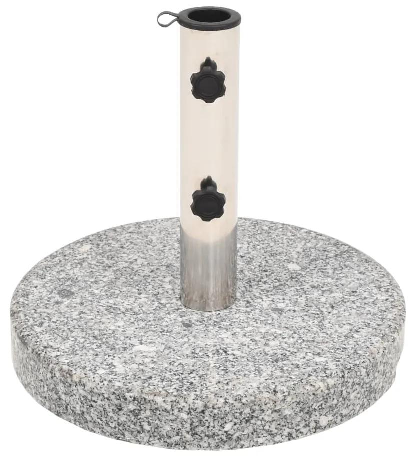Suport umbrela de soare, granit, rotund, 20 kg Rotund