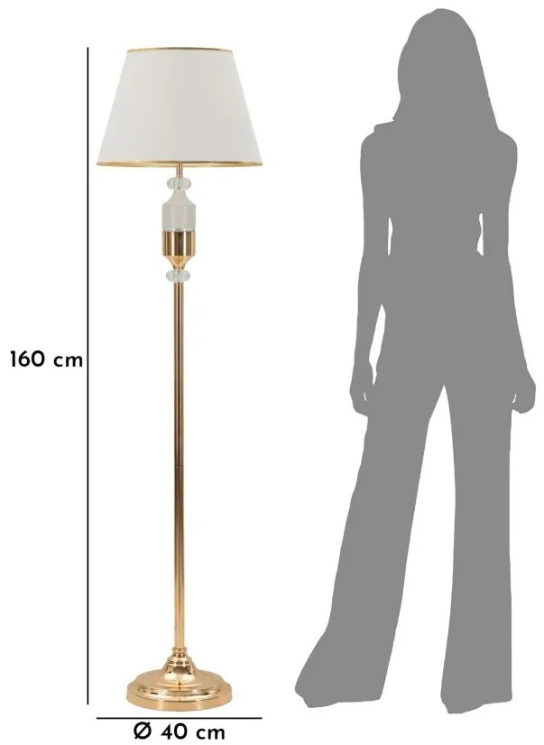 Mauro Ferretti Lampă De Podea Gipsy Ø 40X160 Cm | Aosom Romania
