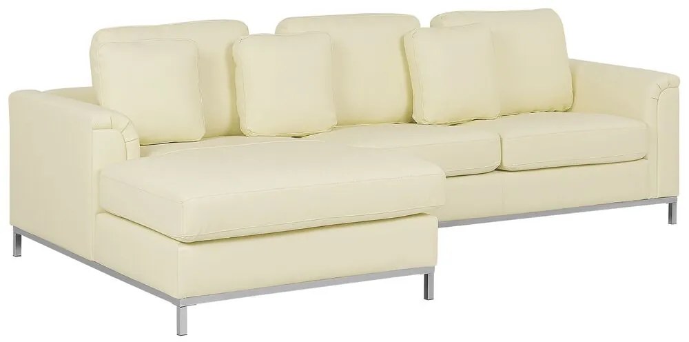 Colțar din piele Oulu (crem) (S) . 1008844