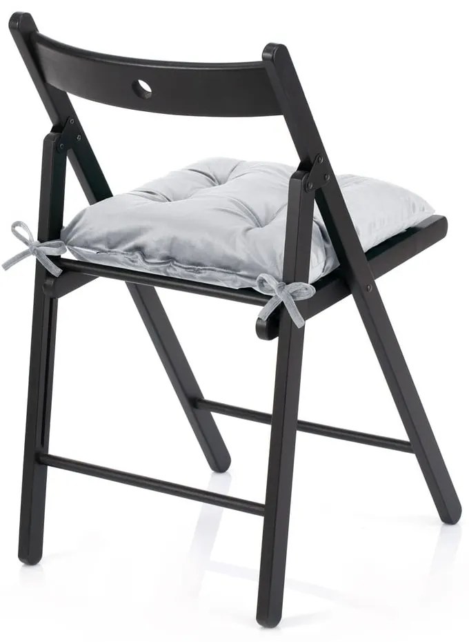 Pernă de scaun din catifea 40x40 cm Aleksa – Restilo