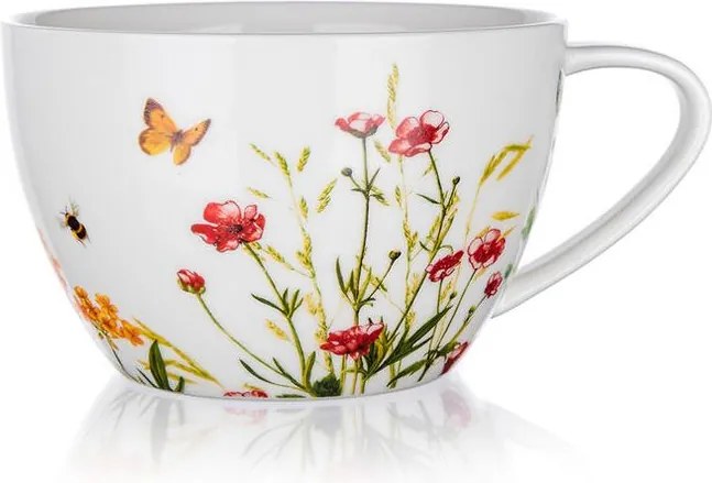 BANQUET Cana ceramică jumbo MEADOW 550 ml