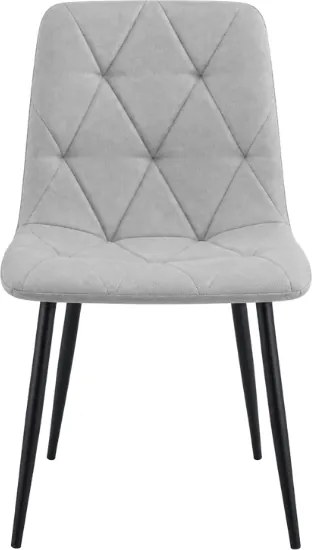 Scaun LIBRA PLATINUM GREY gri cu picioare negre
