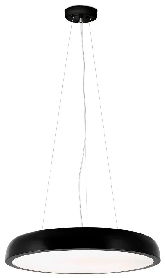Lustra LED suspendata design circular COCOTTE D-43cm negru