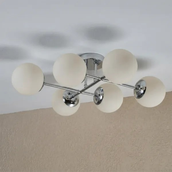 BRILAGI - Lustră aplicată MALONY 6xE14/20W/230V crom lucios