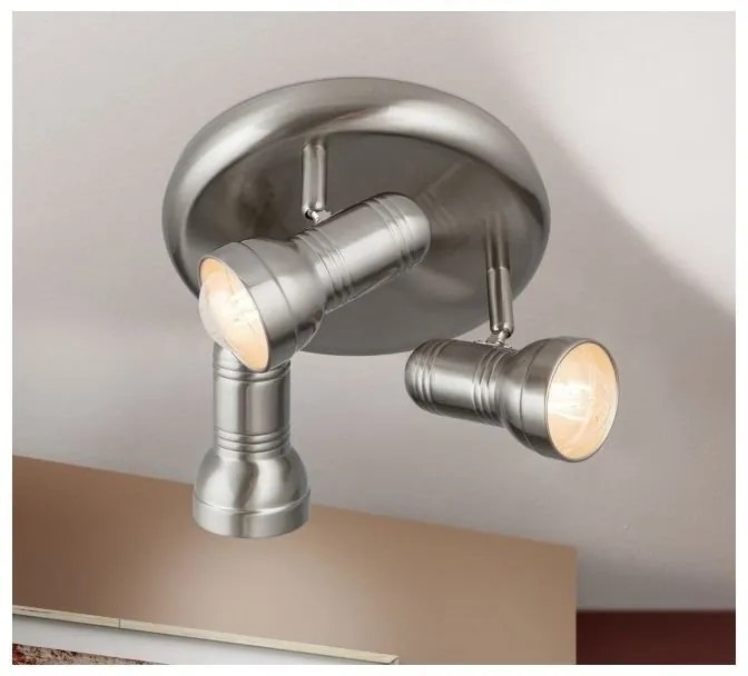 Plafoniera cu 3 spoturi directionabile Wilhelm Str 10-297/3 satin OR