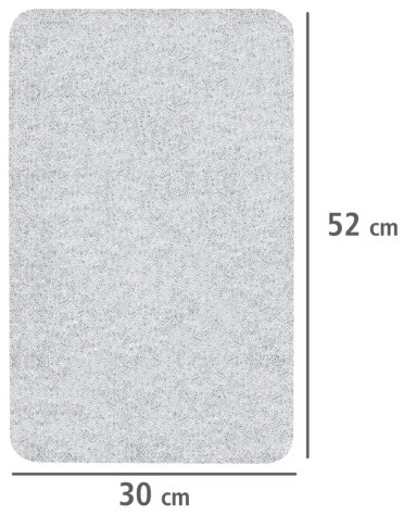 WENKO 2712663100 - Placă de protecție 30 x 52 cm, transparentă/gri