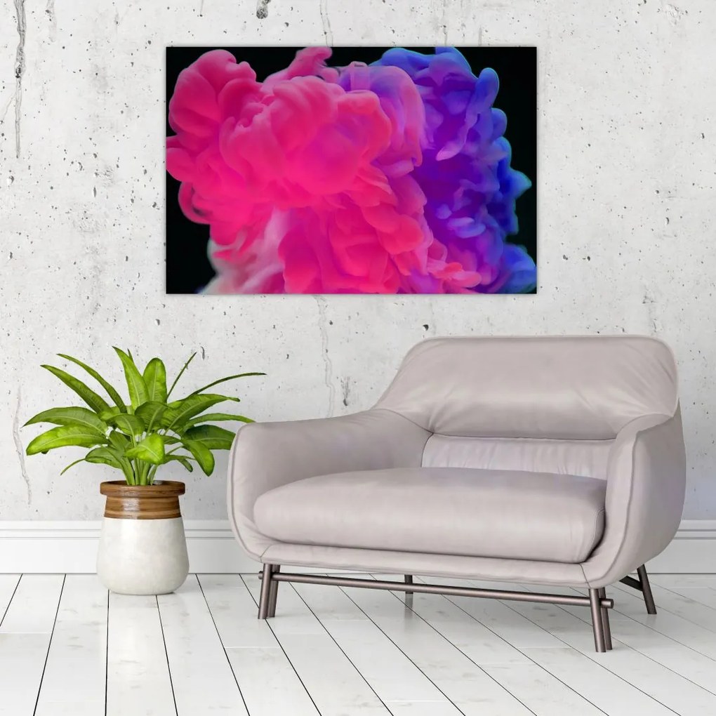 Tablou cu fum colorat (90x60 cm)