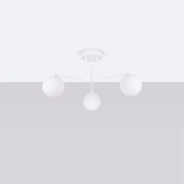 Lustră pe tijă Sollux SL.1659 ASTRAL 3xG9/8W/230V alb