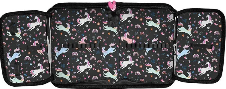 Set școlar pentru fete PASO UNICORN - set școlar din 5 piese cu geantă și accesorii