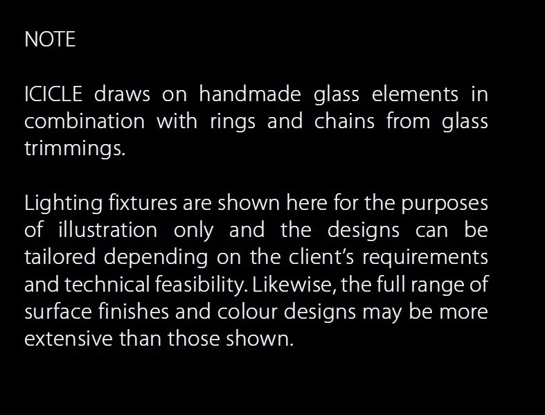 Aplica moderna Vision, design elegant Cristal Bohemia Exclusive ICICLE – WL