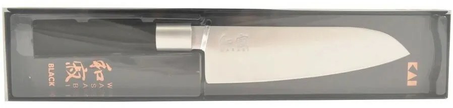 Cuțit Kai Santoku Wasabi Black, 16,5 cm