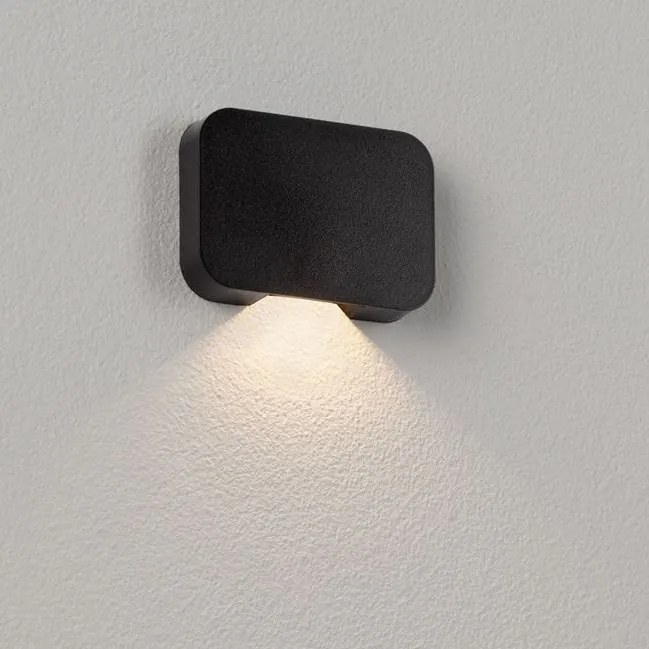 Spot aplicat lumina LED ambientala IP65 SENDO negru