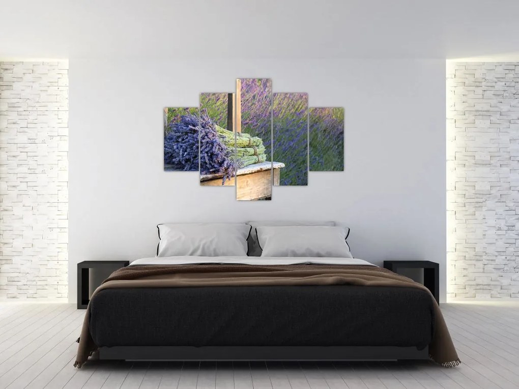 Tablou - Buchețele de lavandă (150x105 cm)