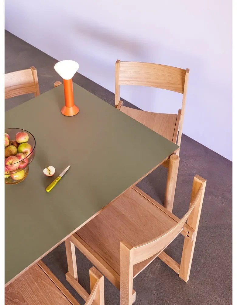 Veioză portocalie cu intensitate reglabilă (înălțime 30 cm) Flash – Hübsch