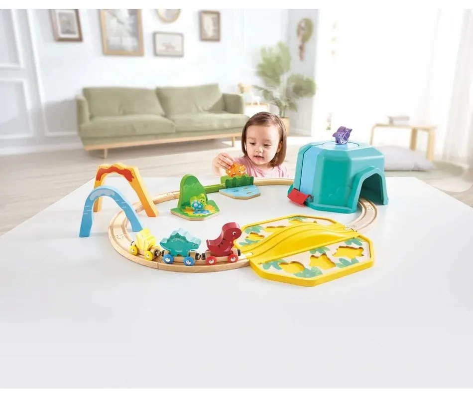 Hape Trenuleț cu dinozauri