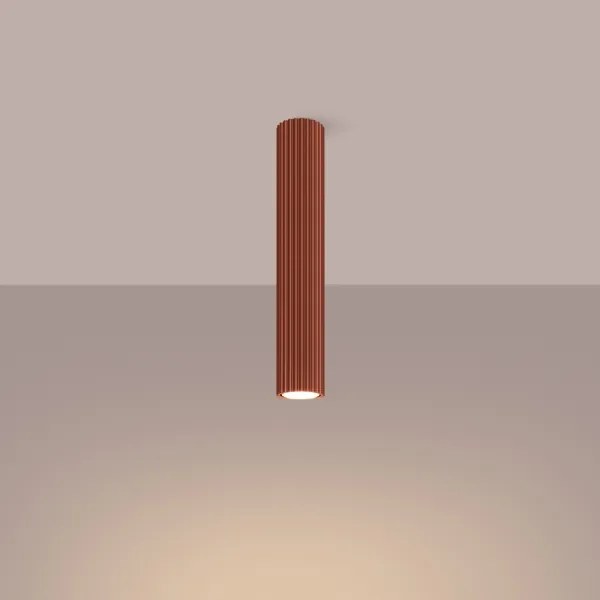 Spot Sollux SL.1628 KARBON 1xGU10/10W/230V 40 cm roșu