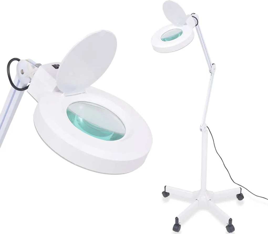 vidaXL Lampă cu lupă, cu picior