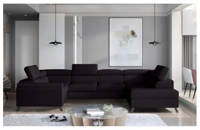 Colțar Escada 336cm negru