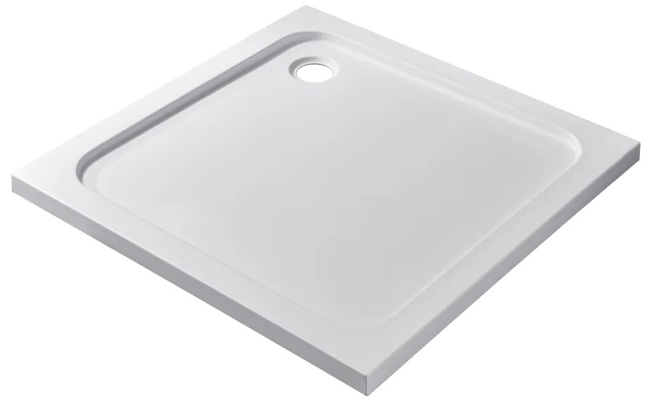 Coria 80x80x5 cm tăviță de duș pătrată, acrilică