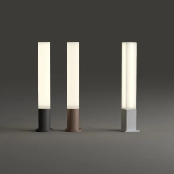 Ideal Lux - Lampă de exterior EDO OUTDOOR 1xGX53/15W/230V 80 cm IP65 maro