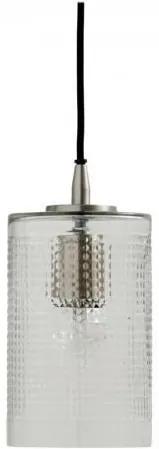 Lampa Suspendata BRIGHT din sticla - Sticla Transparent Diametru (12 cm) x Inaltime (22 cm)