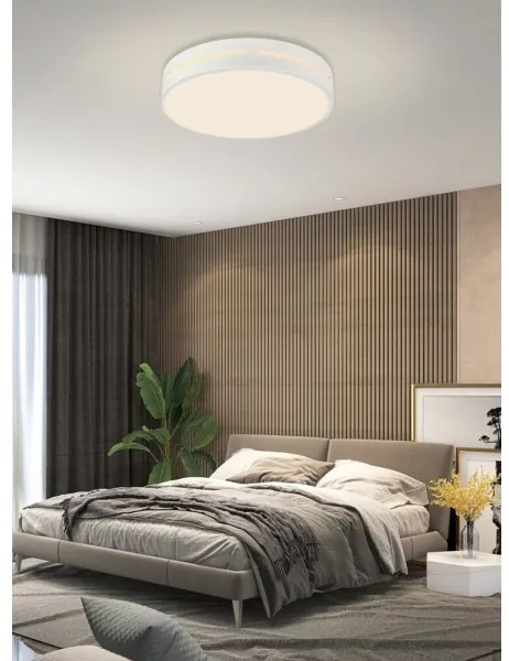 Plafonieră LED dimabilă PERFECTO 48W/230V Wi-Fi Tuya Immax NEO 07153-W50 + telecomandă