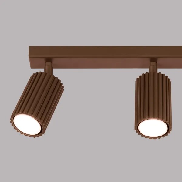 Brilagi - Lampă spot LED CRESTO 3x GU10/10W/230V, maro