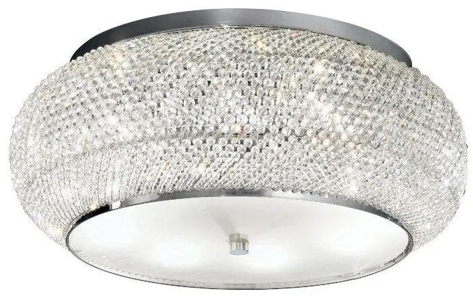 Plafonier modern diametru 55cm, Pasha PL10 Cromo 100746