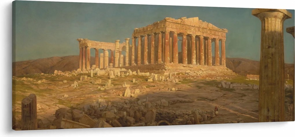 Tablou - Frederic Edwin Church, The Parthenon, reproducere (120x50 cm)