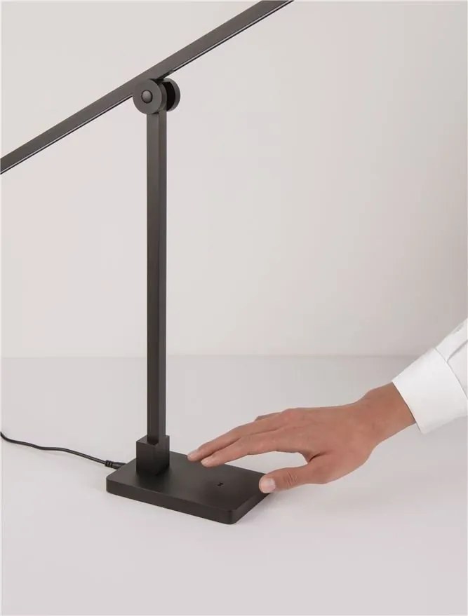 Lampa LED dimabila de birou directionabila TENSO negru