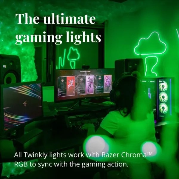 Bandă LED RGB dimabilă LINE 100xLED 1,5m Wi-Fi Twinkly TWL100STW-WEU