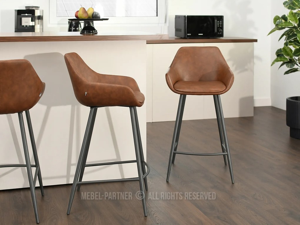 Scaun Miguel (maro + negru). Promo -18%. 1110725