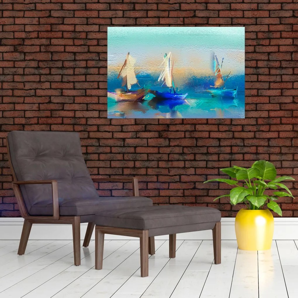 Tablou - Peisaj pictură, pictură (90x60 cm)