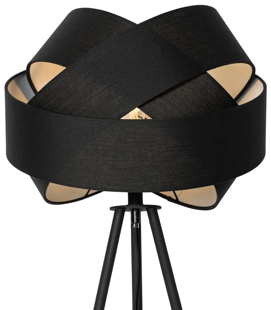 Lampa de podea modernă neagră - Cloth