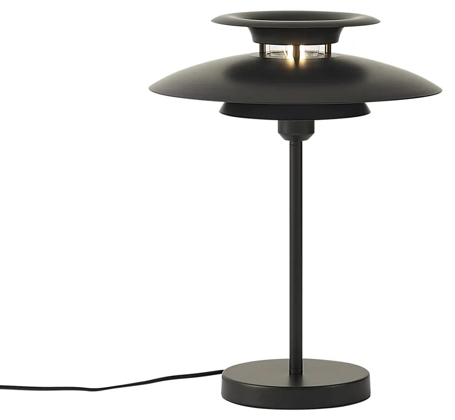 Lampă de masă retro din oțel negru 45cm - Pauly