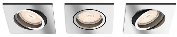 Philips 50403/11/PN - SET 3x Lampa incastrata MYLIVING DONEGAL 1xGU10/5,5W/230V