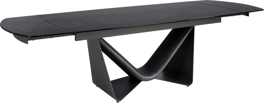 Masa extensibila din fibra de sticla si blat din sticla 200-280cm