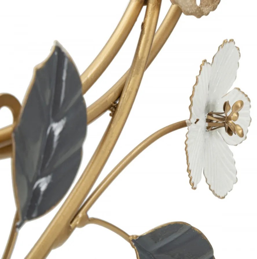 Decoratiune de perete multicolora din metal, 47 x 5,1 x 87 cm, Delis Mauro Ferreti