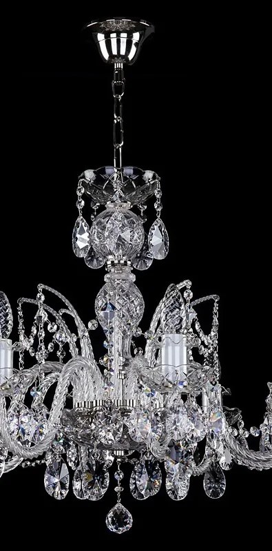 Candelabru elegant cu 5 brate Cristal Bohemia Exclusive ALMA V. CE