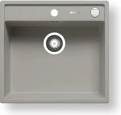 Pyramis 70058401 - Chiuvetă de bucătărie CAMEA 50x53 cm granit/gri