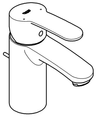 GROHE 3355220E - Baterie pentru lavoar Eurostyle Cosmopolitan, mărime S, crom