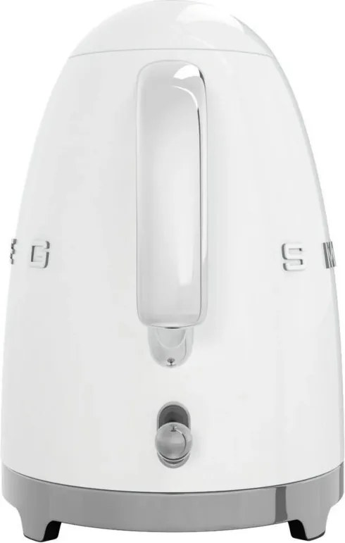 Fierbator electric SMEG KLF03WHEU, 2400W, 1.7 l, Oțel inoxidabil, Filtru lavabil, Auto. off, Alb