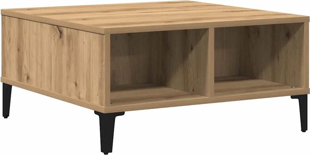 vidaXL Masă de cafea Stejar Artizanal 60 x 60 x 30 cm