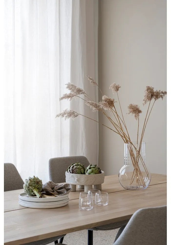 Masă de dining extensibilă cu blat din lemn de stejar 220x100 cm Carradale - Rowico